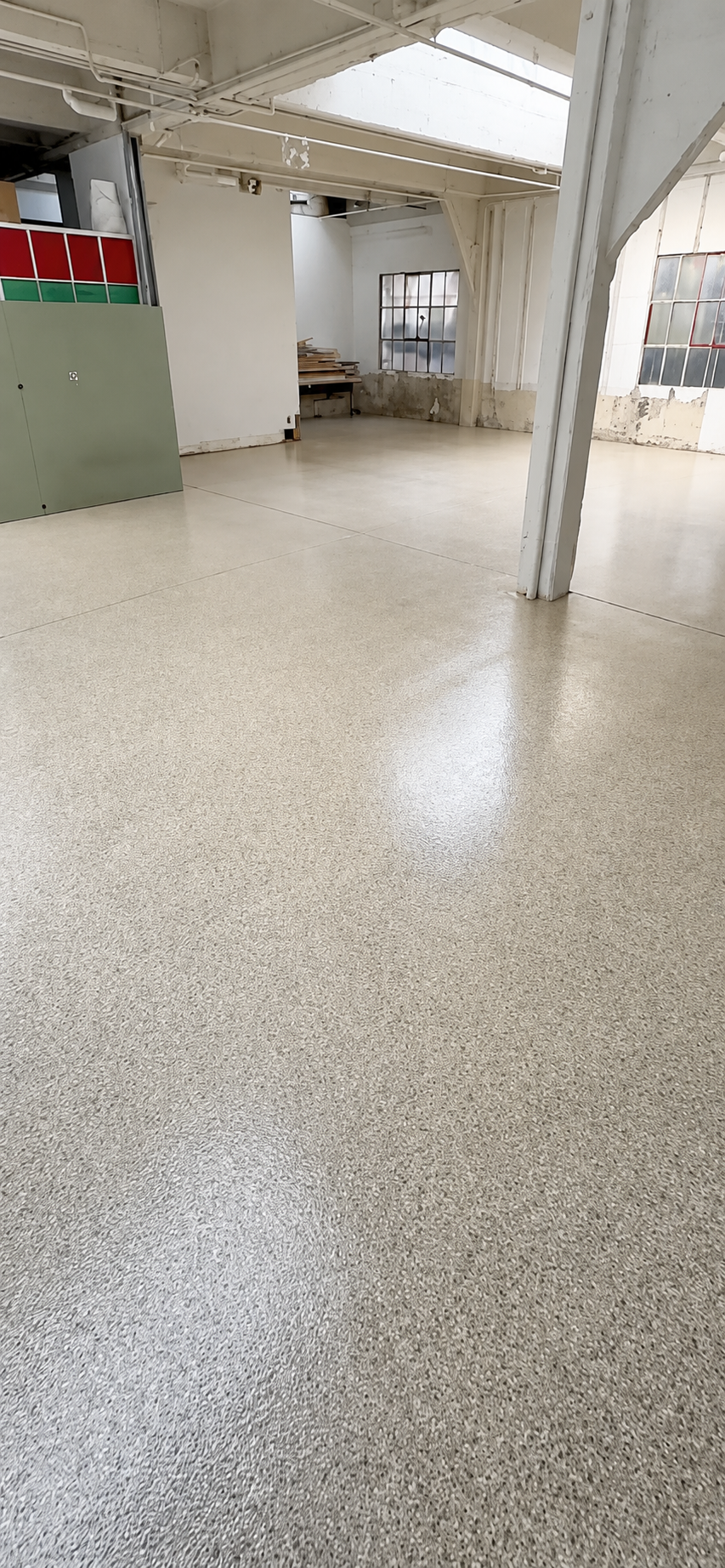 Commercial epoxy floor project