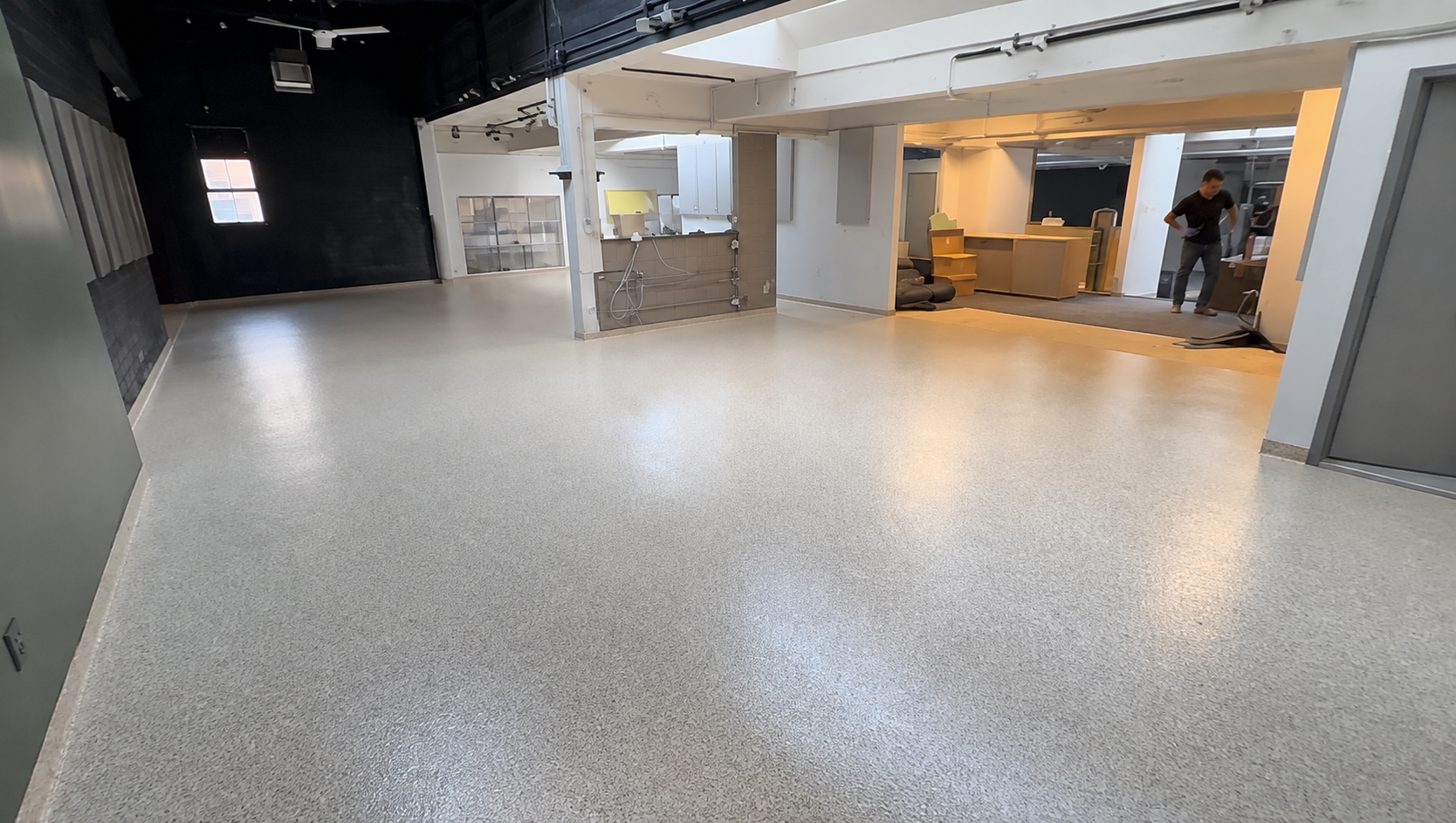 Commercial epoxy floor project