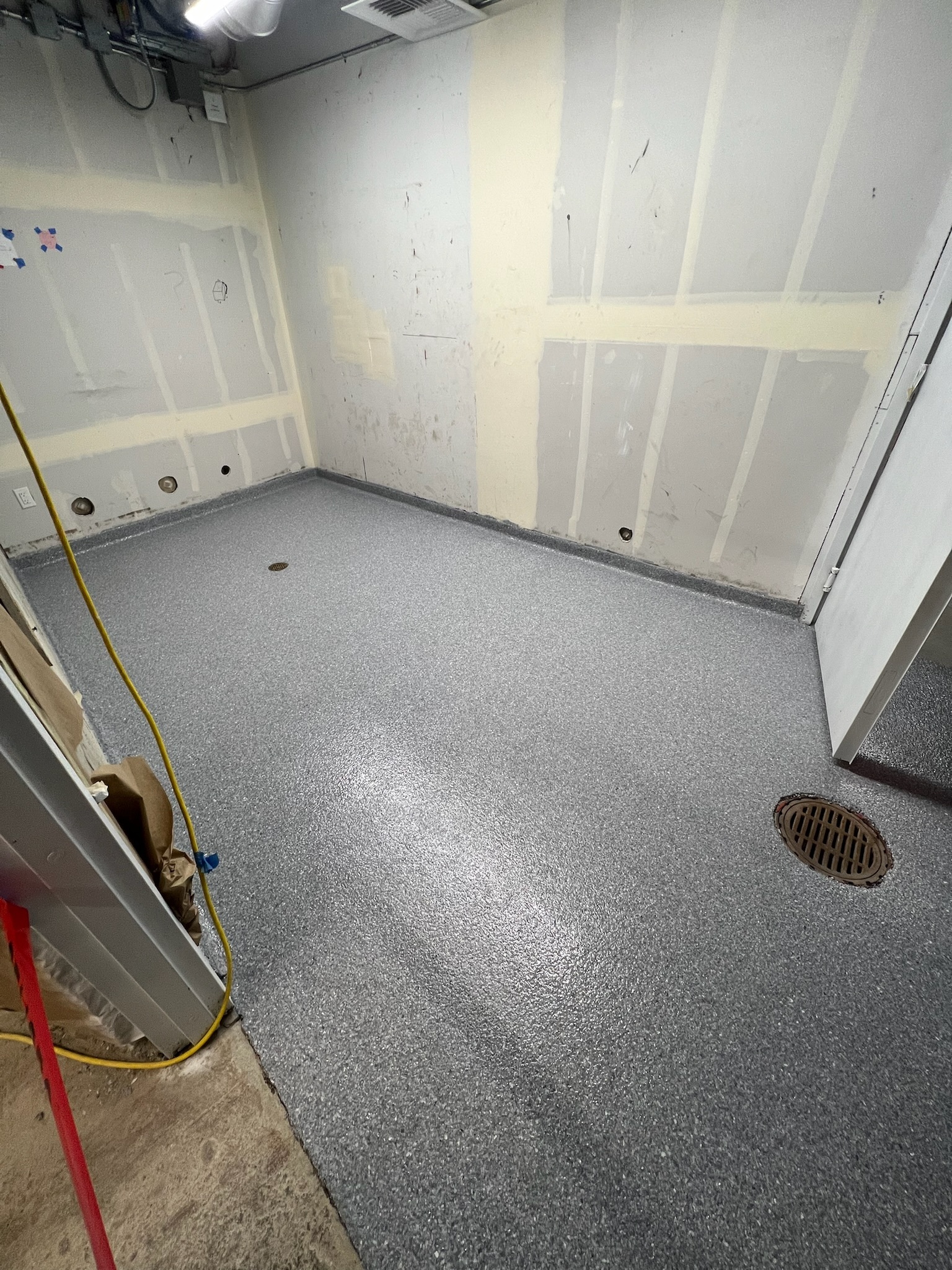 Commercial epoxy floor project