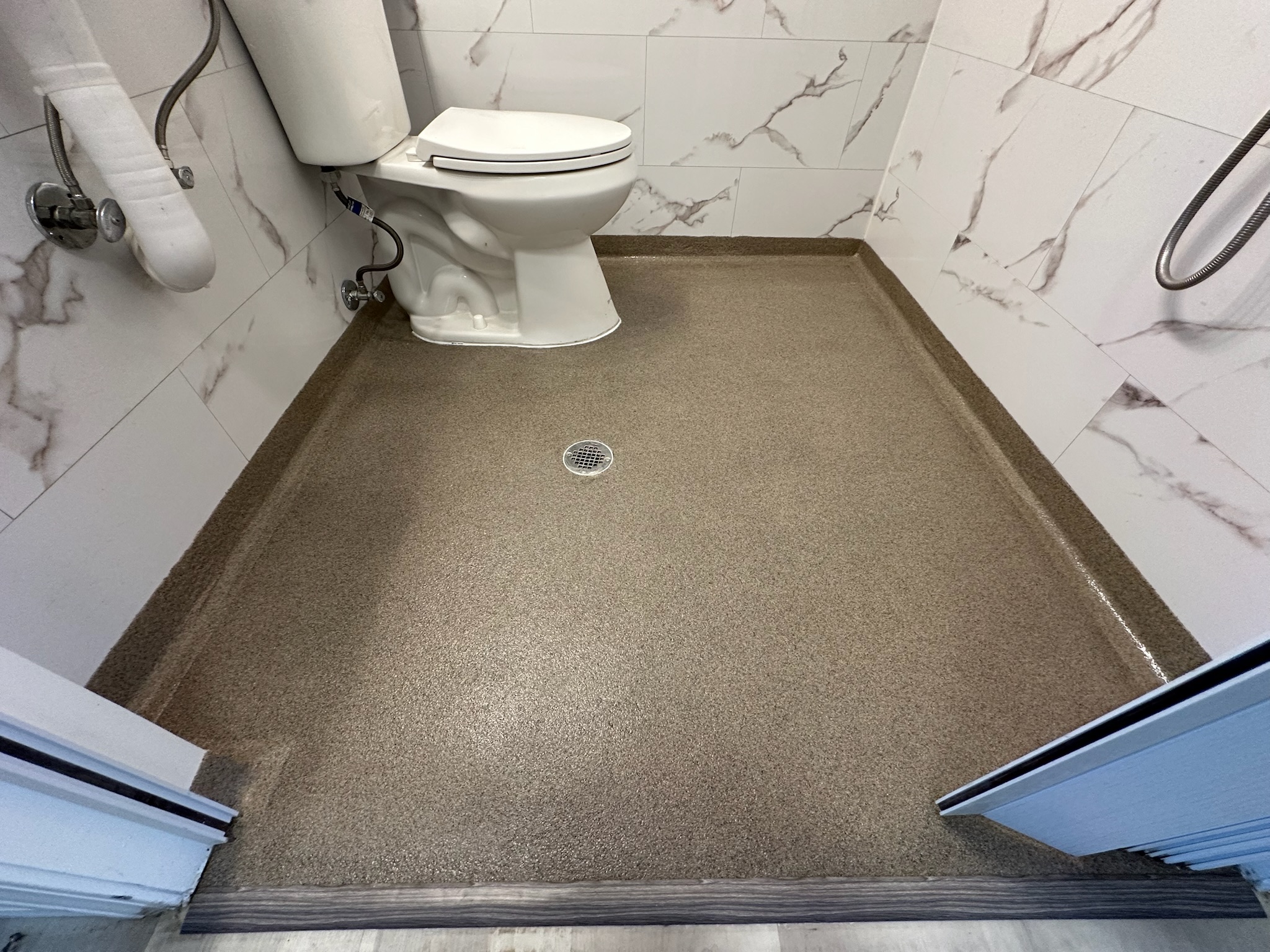 Quartz system floor project