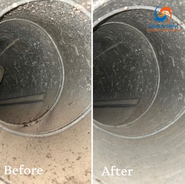 Dust and debris can make it's way into the air ducts during renovations. Dust and debris can make it's way into the air ducts during renovations.