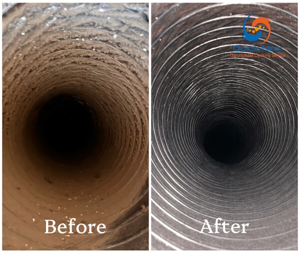 Dust can accumulate over years within air ducts. Dust can accumulate over years within air ducts.