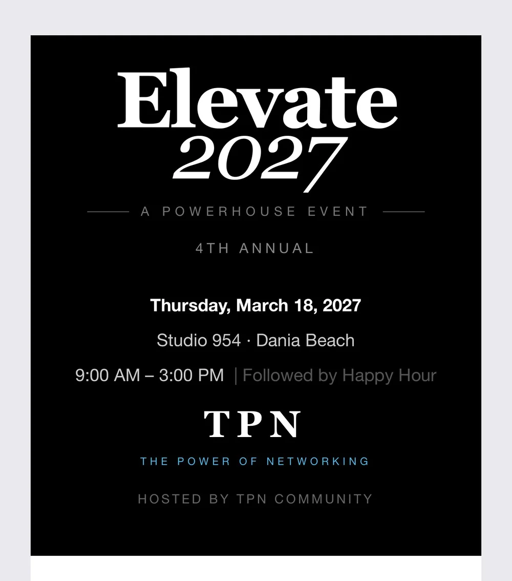 Elevate 2027 A Powerhouse Event 4th Annual