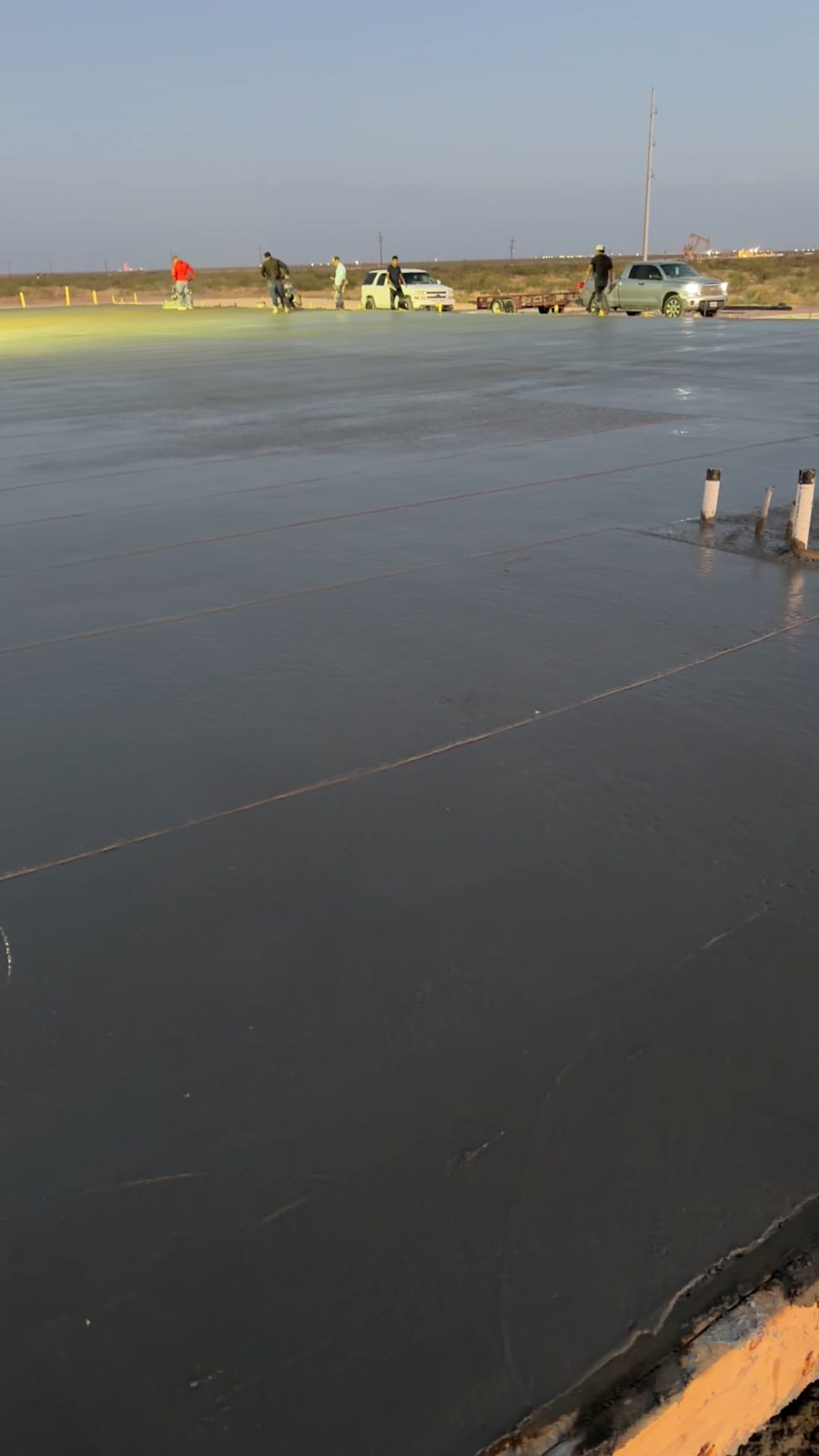 Concrete flatwork by Andy's Concrete Finishing, Denton TX