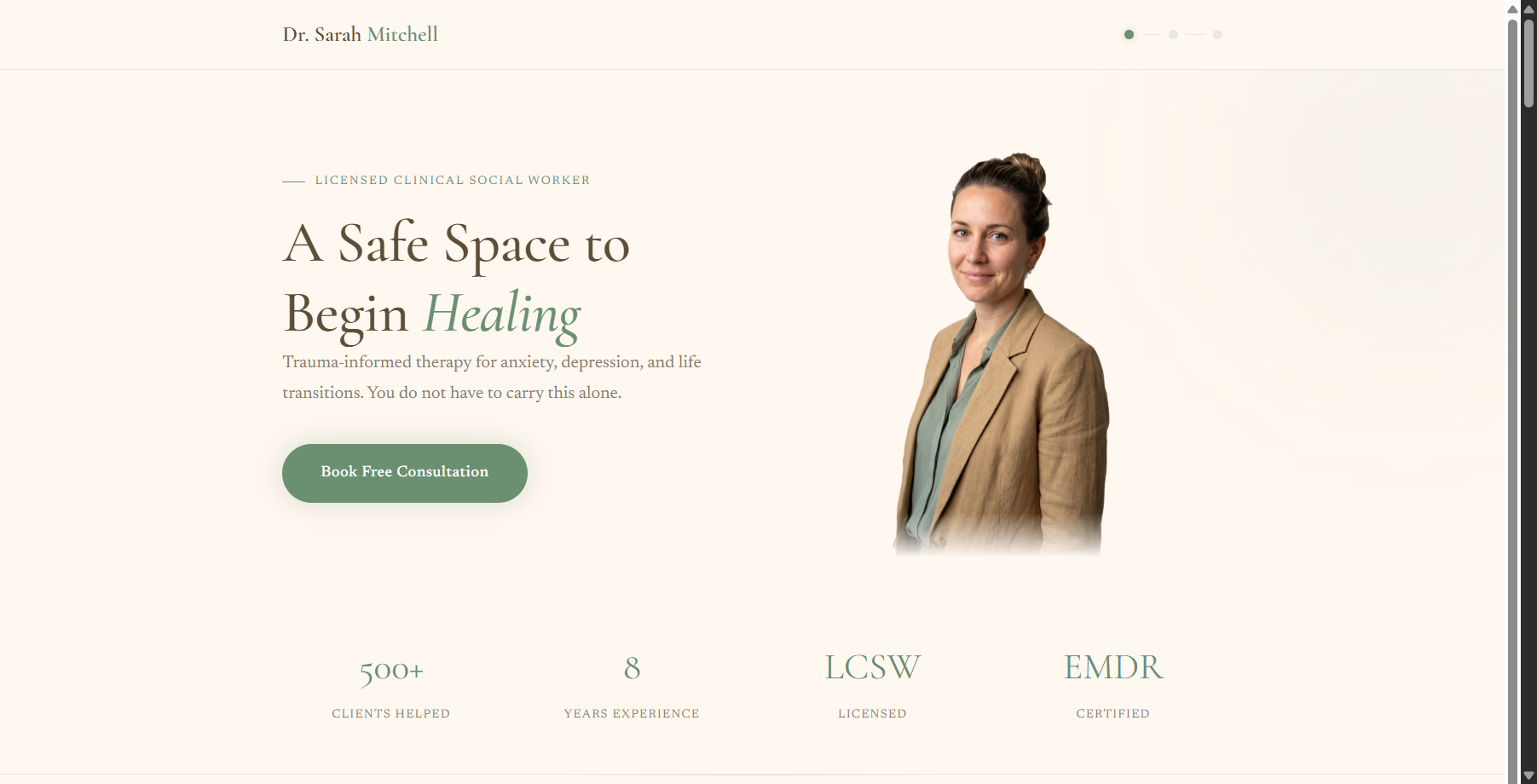 Licensed Therapist funnel