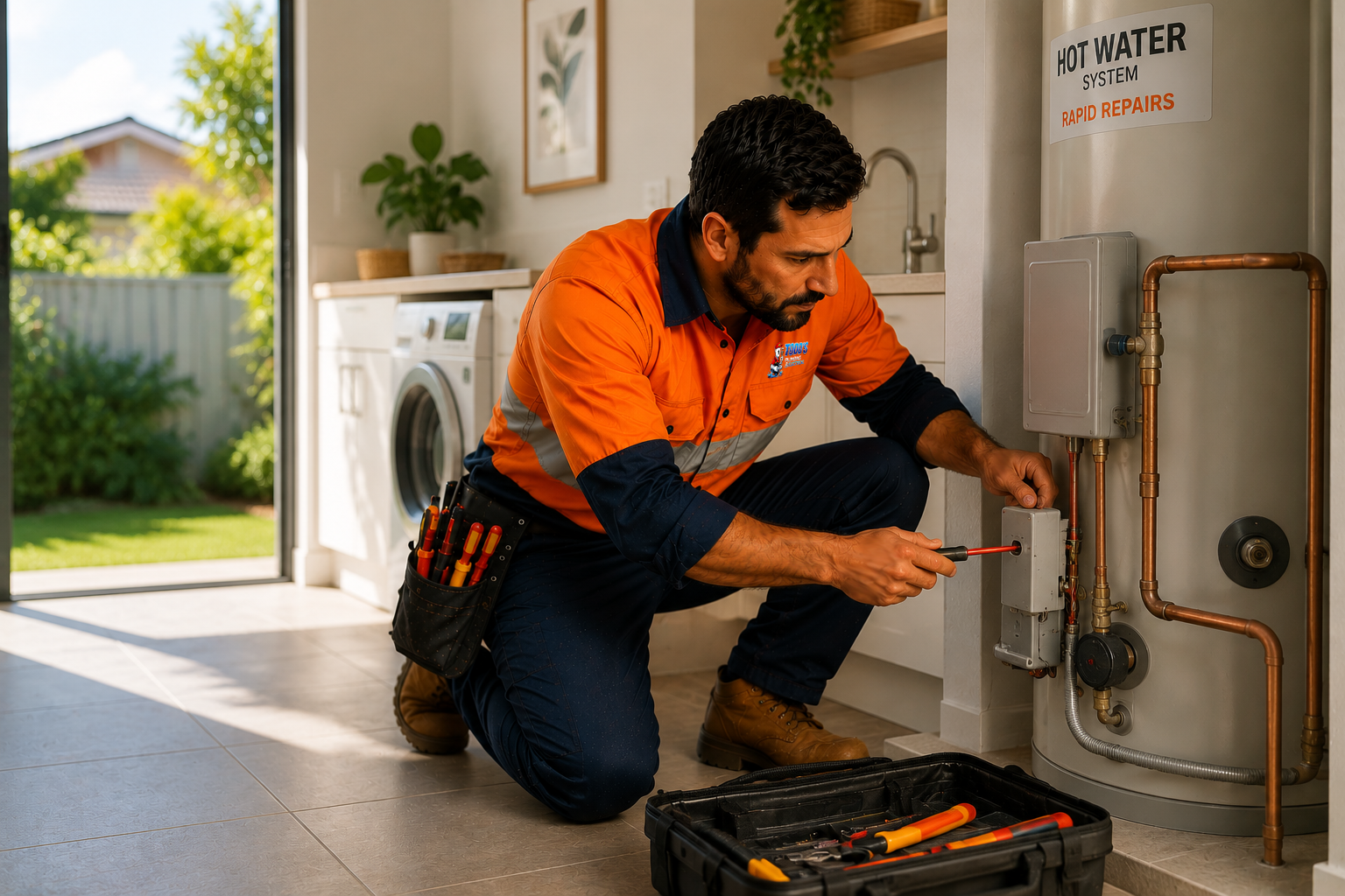 Todd's Plumbing & Electrical hot water system repairs Gold Coast
