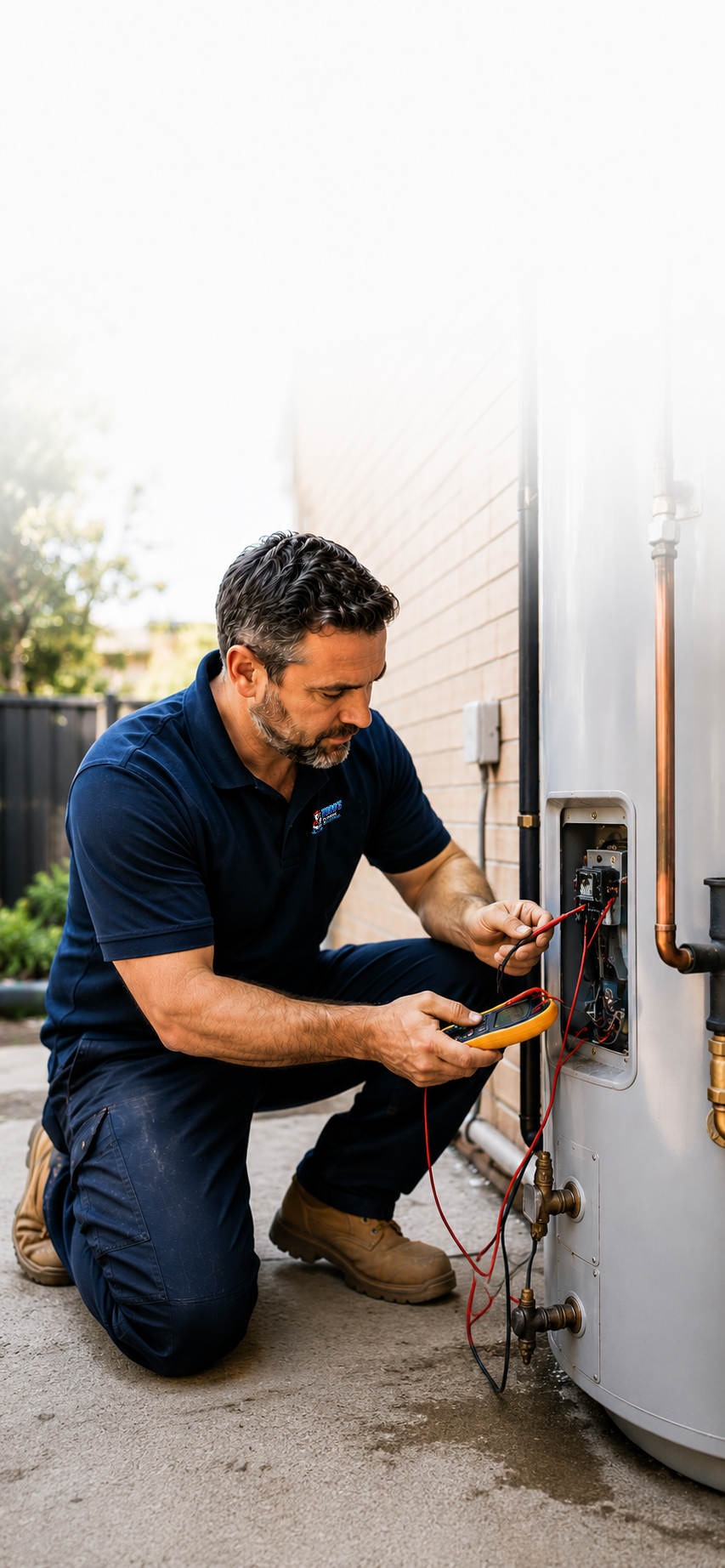 Hot water system making noise Gold Coast plumber