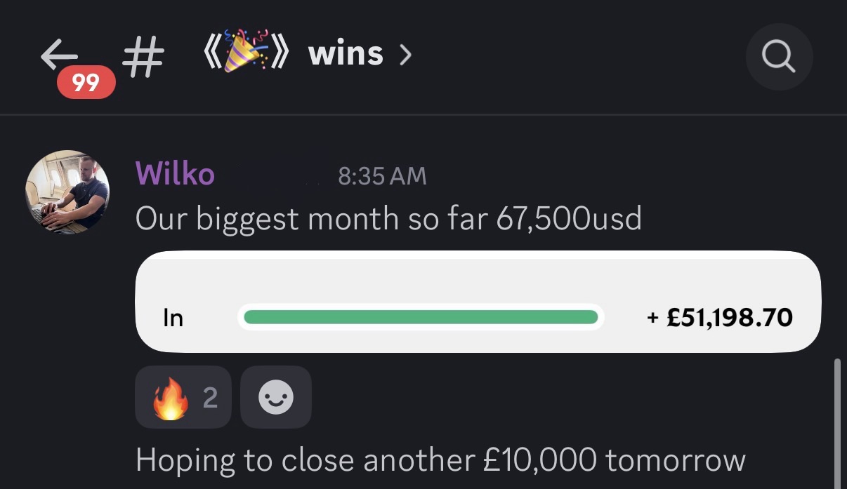 Wilko result screenshot