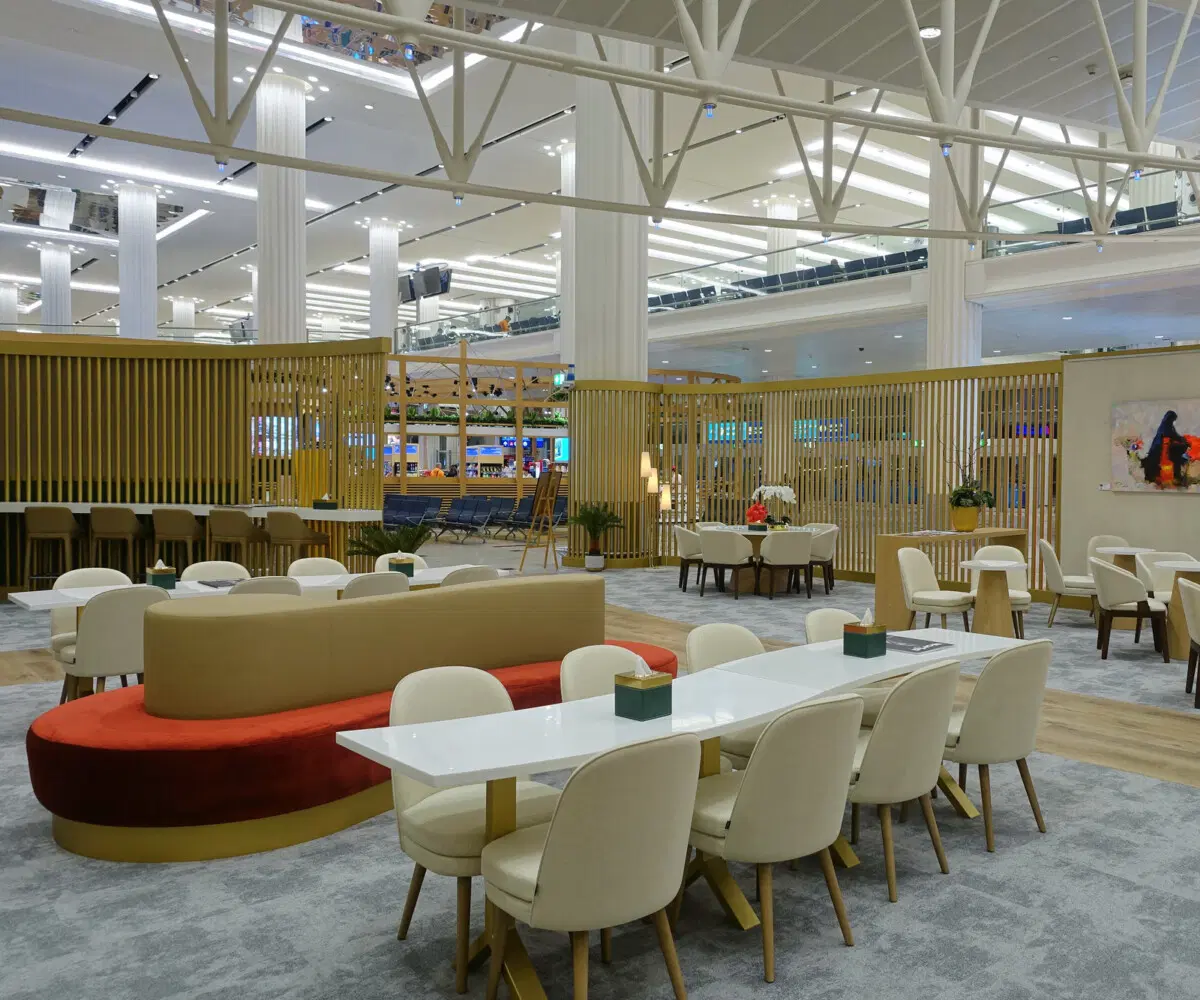 Premium airport lounge