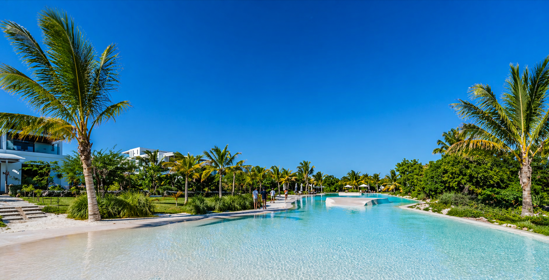 Blue Lagoon with Cabanas