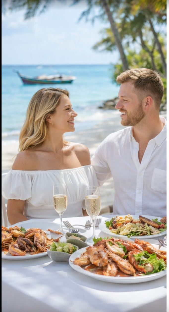 Amy — private beach dinner