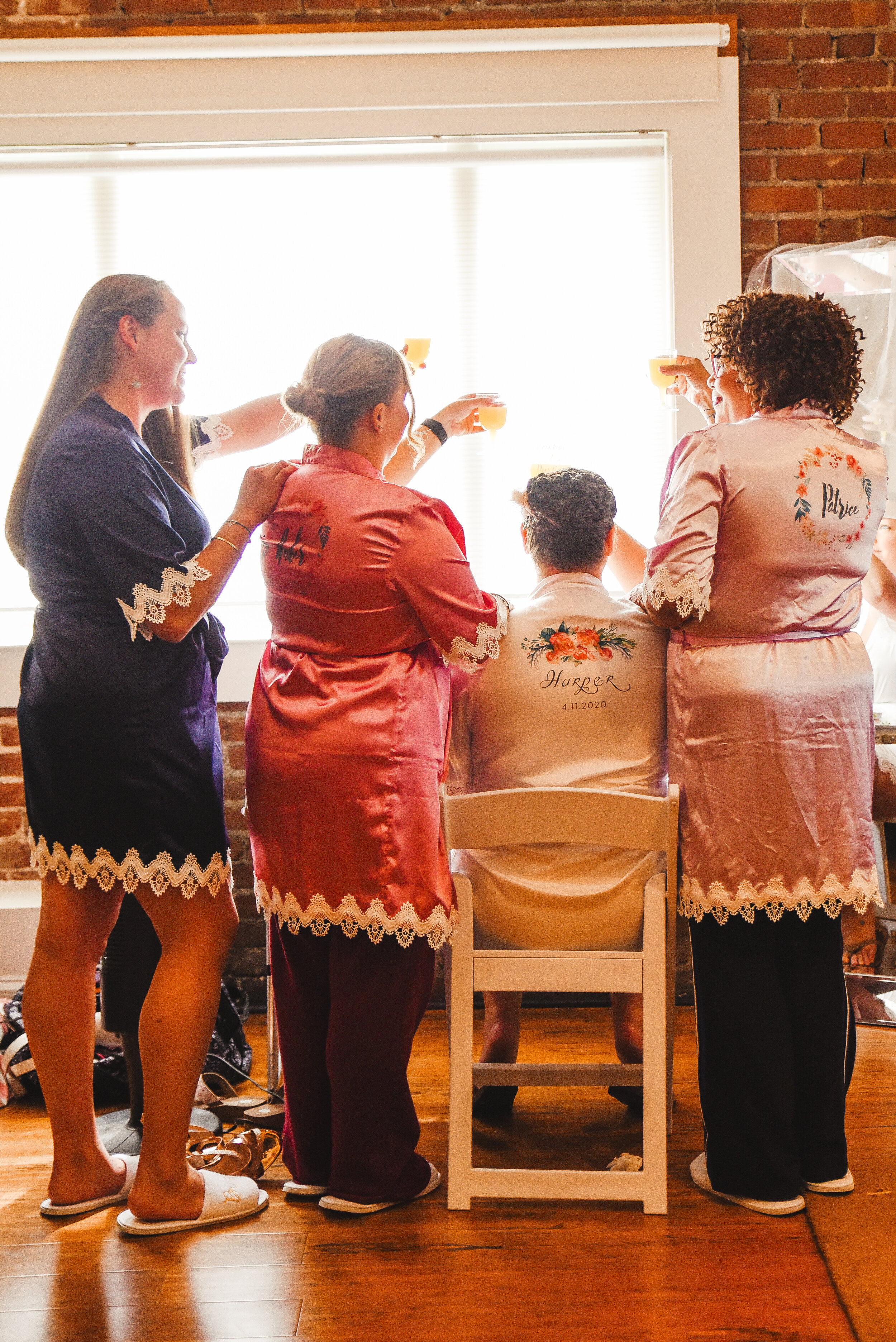 wedding party meeting 