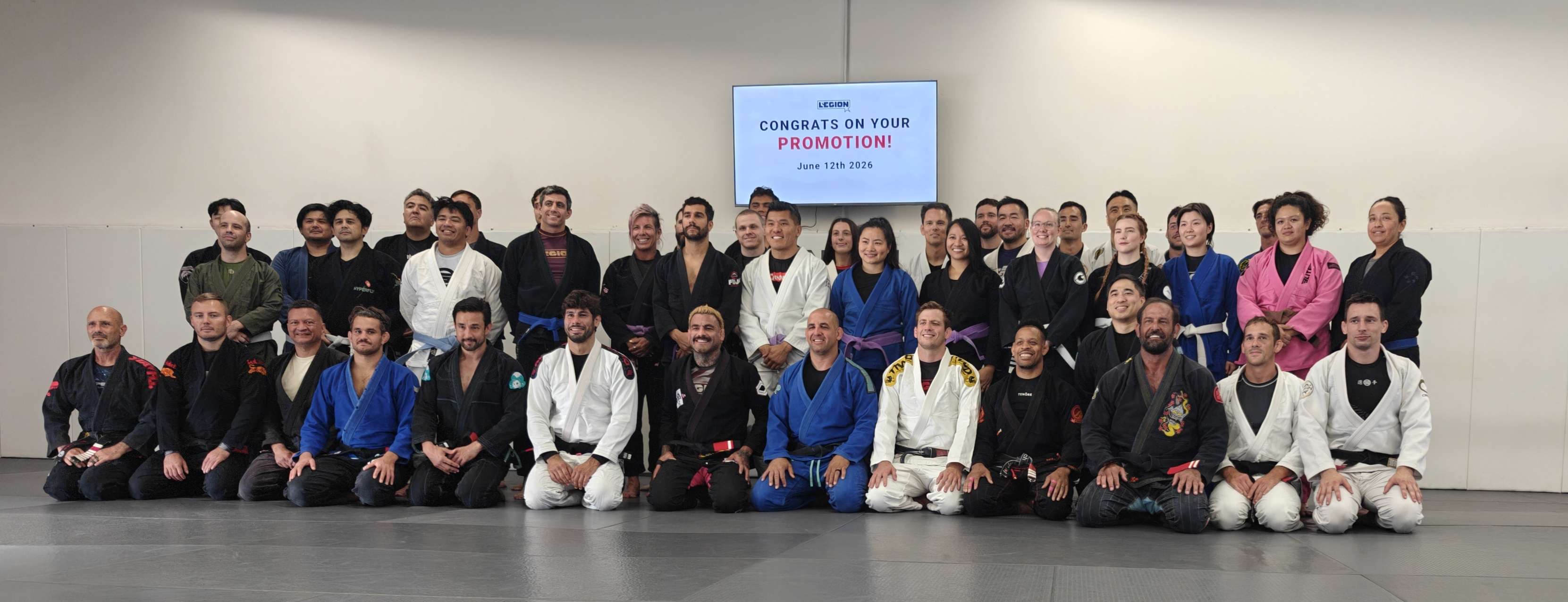 Legion Black Belt Stripe Promotions