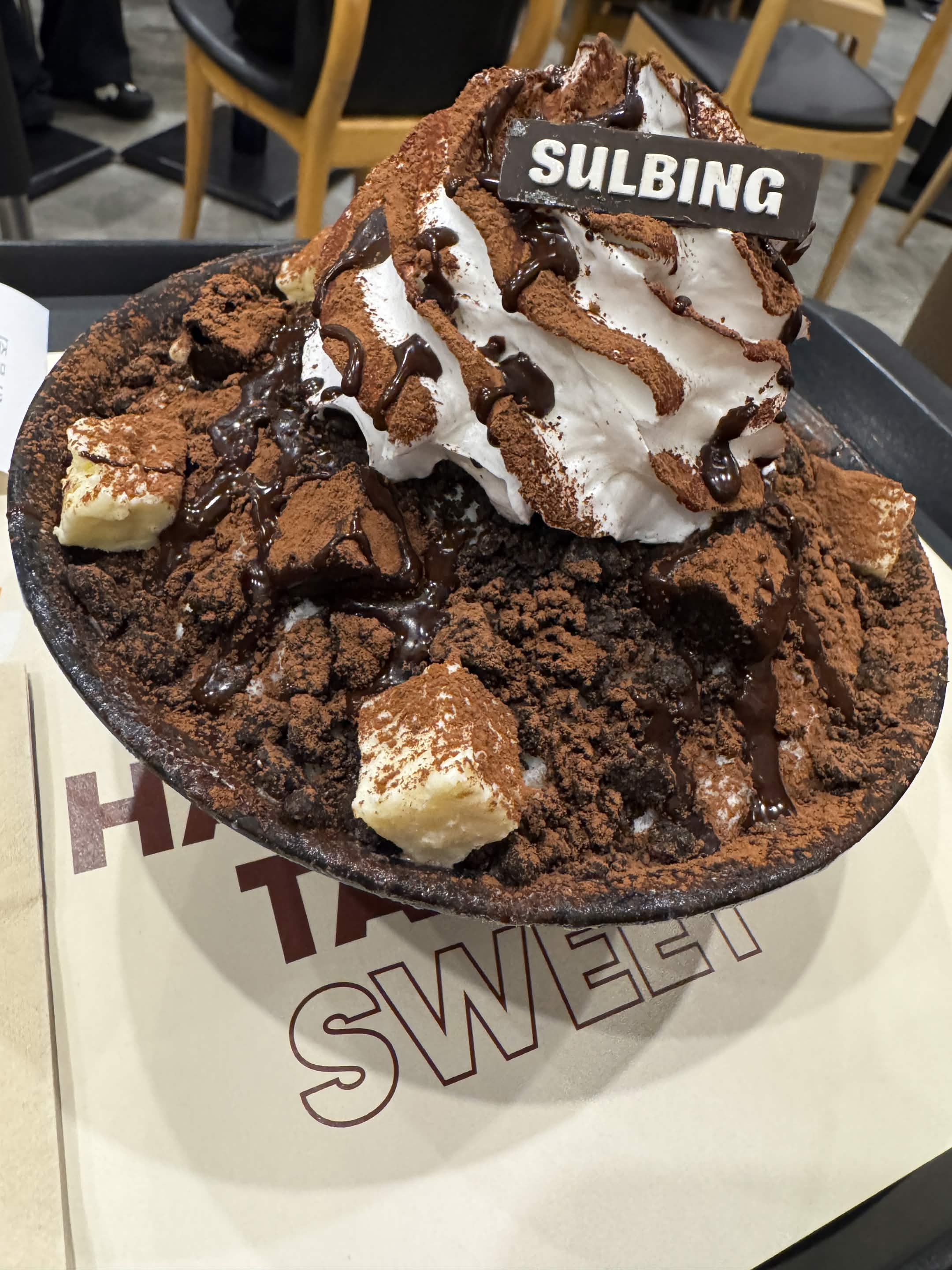 Bingsu dessert in Korea