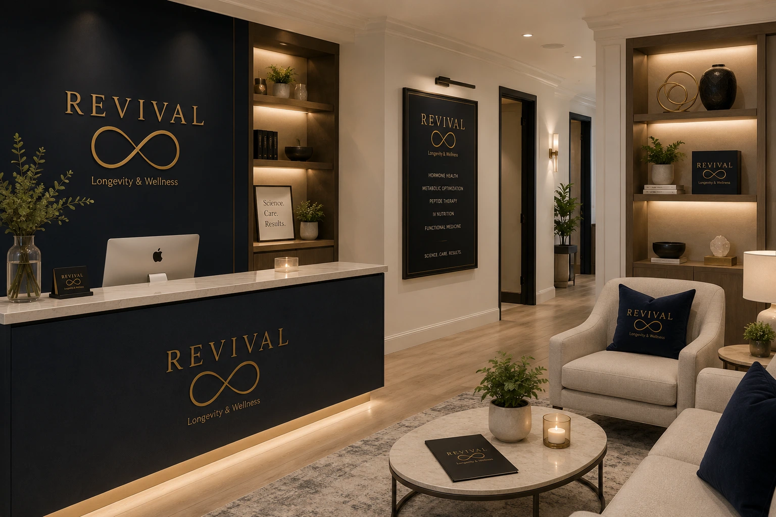 Revival Longevity and Wellness clinic interior — Winter Park Florida