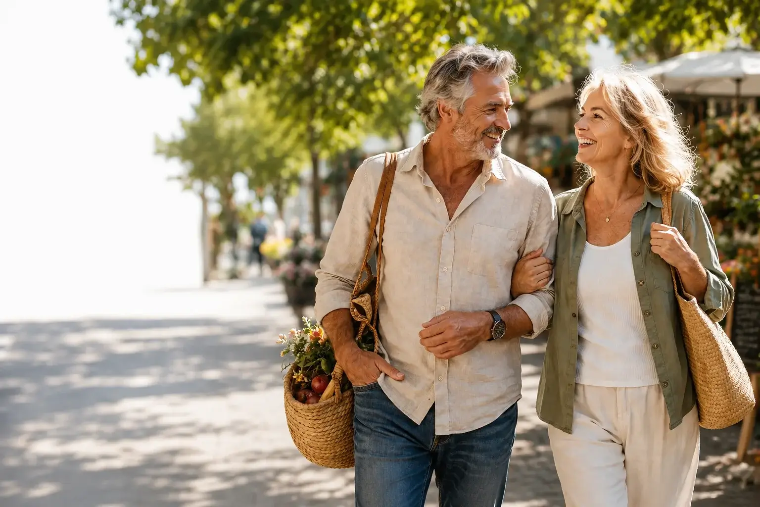 Couple walking together — Longevity Protocols — Revival Longevity and Wellness Winter Park Florida
