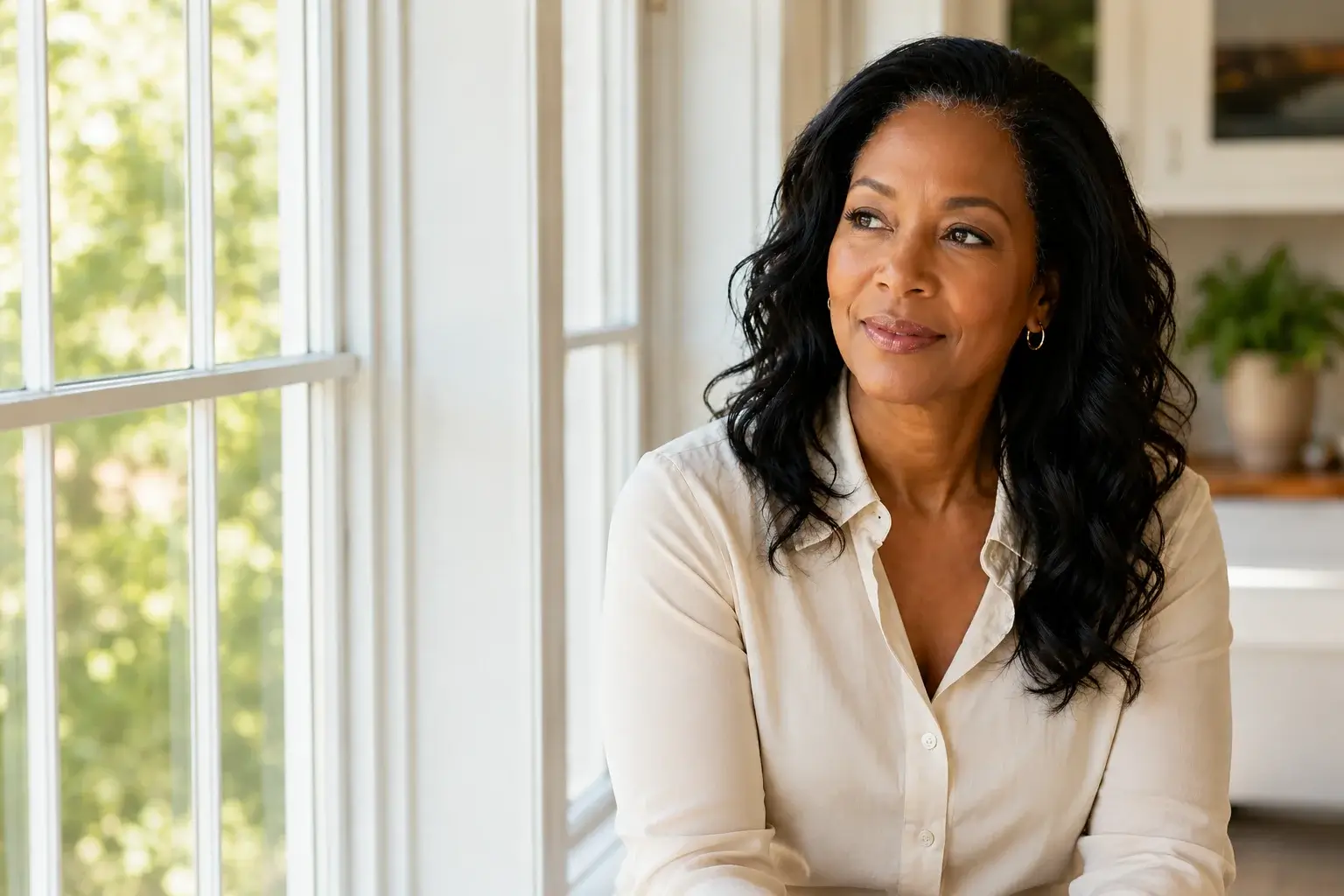 Confident woman with healthy radiant skin — Regenerative Aesthetics — Revival Longevity and Wellness Winter Park Florida