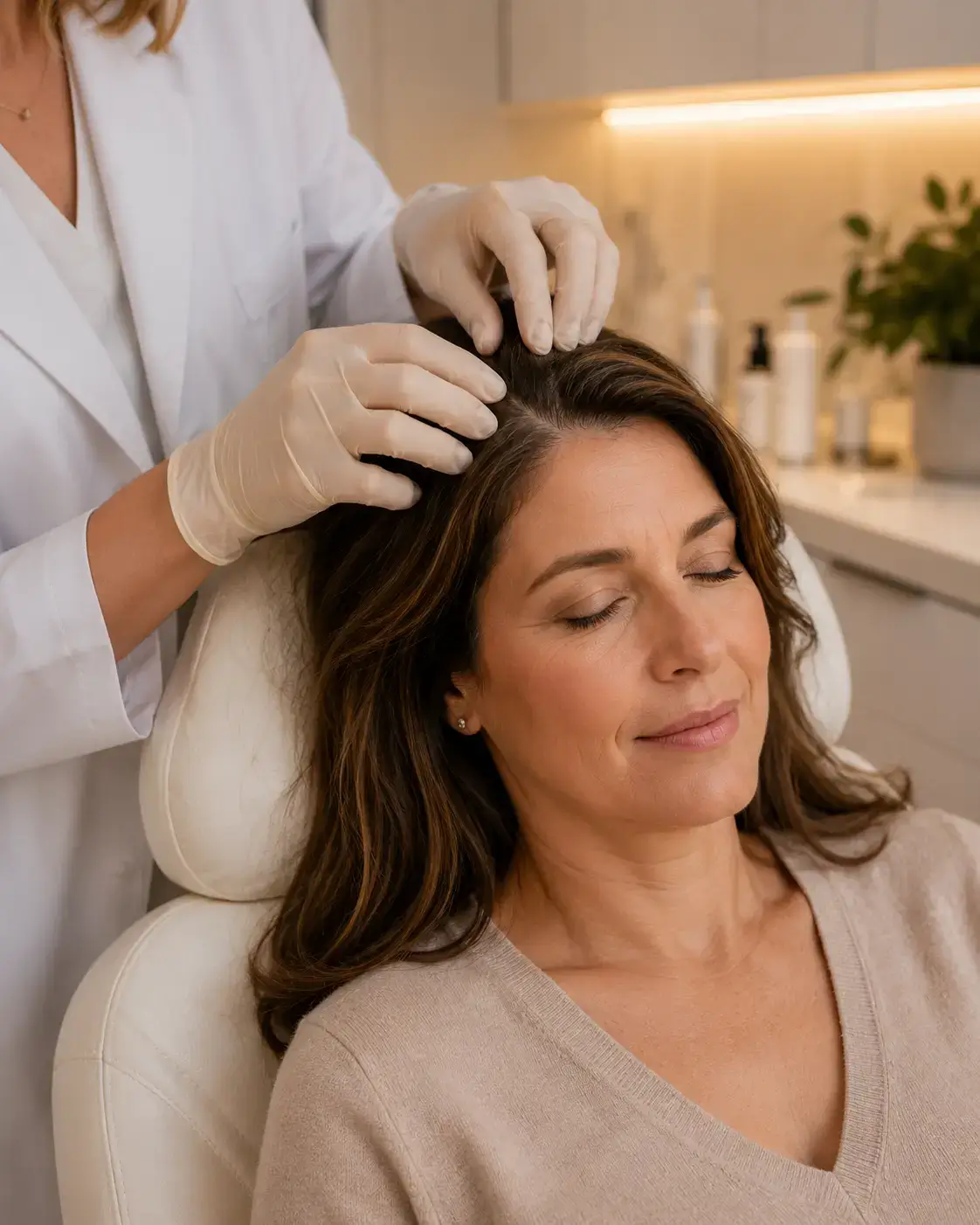 Hair regeneration treatment process — Revival Longevity and Wellness Winter Park Florida