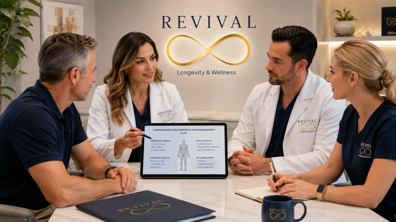 Comprehensive regenerative pain management treatment planning and multidisciplinary approach at Revival Longevity & Wellness Winter Park Florida Comprehensive regenerative pain management treatment planning and multidisciplinary approach at Revival Longevity & Wellness Winter Park Florida