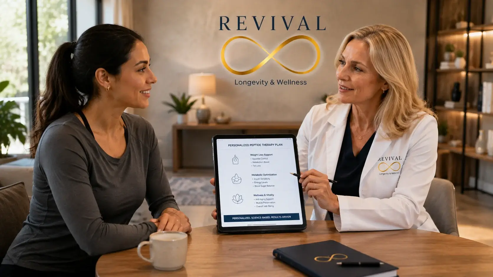 Personalized weight loss peptide therapy consultation and treatment planning at Revival Longevity & Wellness Winter Park Florida Personalized weight loss peptide therapy consultation and treatment planning at Revival Longevity & Wellness Winter Park Florida