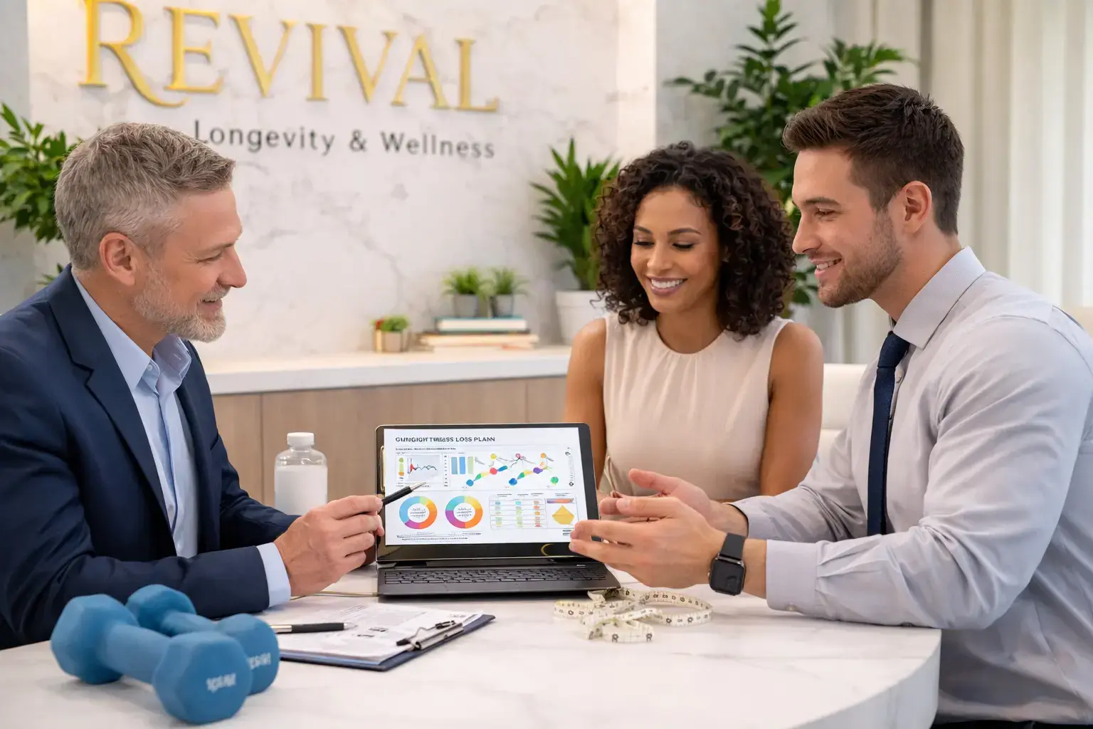 Customized weight loss program designed for Winter Park professionals at Revival Longevity & Wellness Winter Park Florida