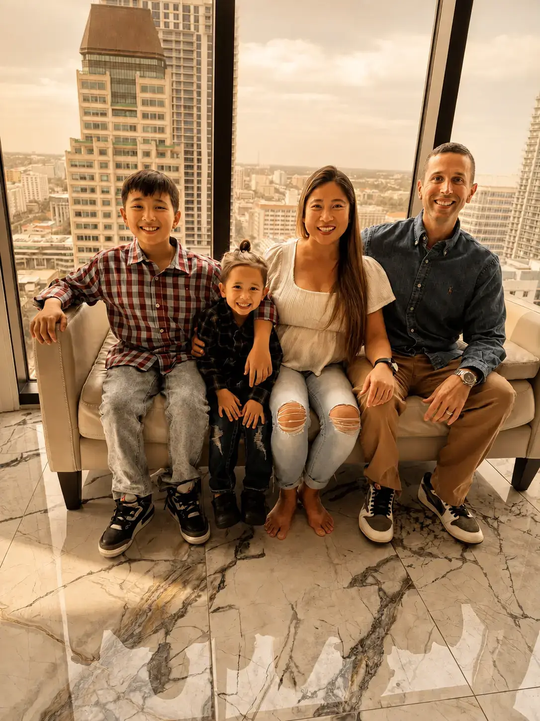 Brandon Beerbohm and family, owners of Revival Longevity and Wellness, Winter Park Florida