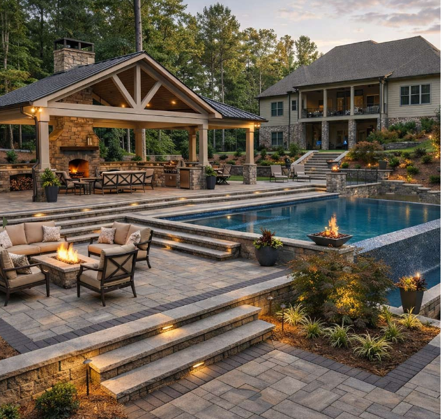 After: Luxury outdoor living transformation