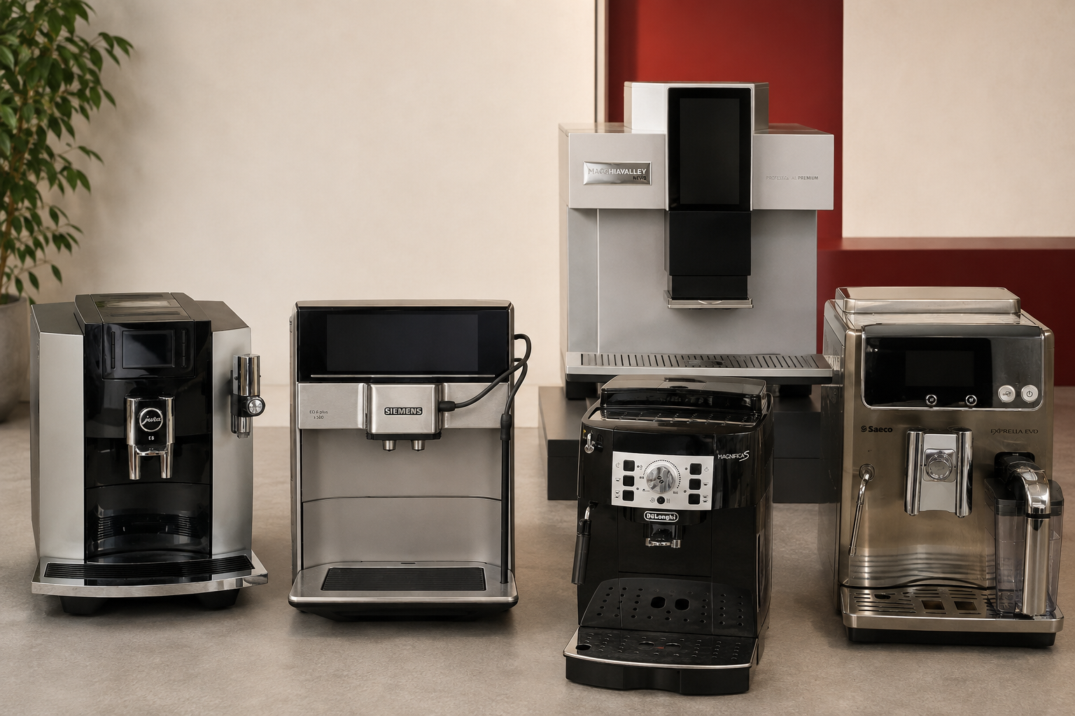 Generalüberholte Kaffeemaschinen Berlin – Auswahl