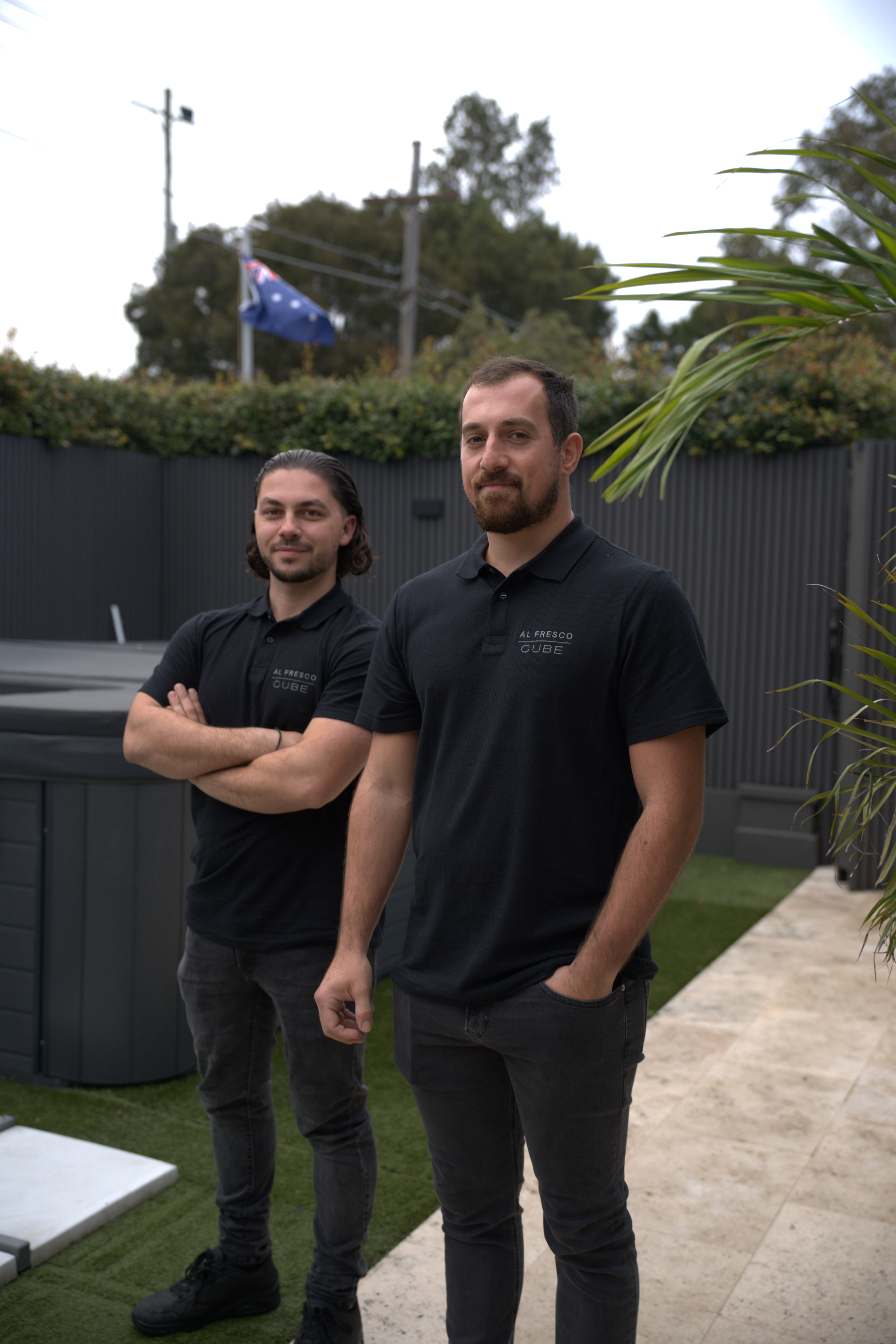Finished Alfresco Cube outdoor kitchen