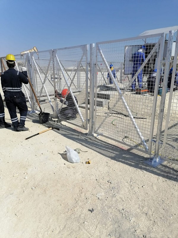 High Crowd Control Fence Barrier