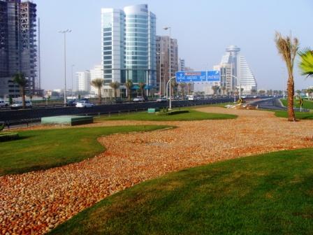 Bahrain City Center Interchange - Landscaping & Irrigation works 2