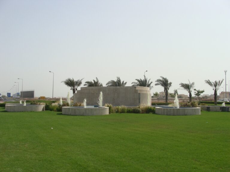 Landscape & Fountain works at Saar Junction 1