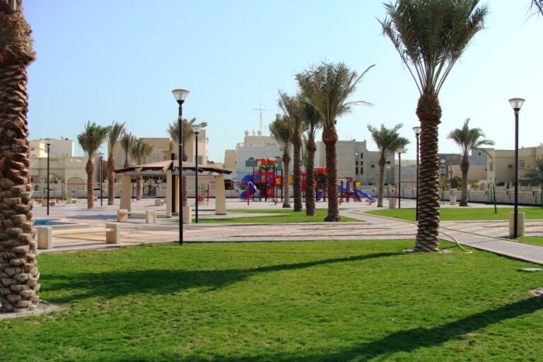 Landscaping, Irrigation,Fountain & Play Equipment at Hatam Al Taie Garden 1