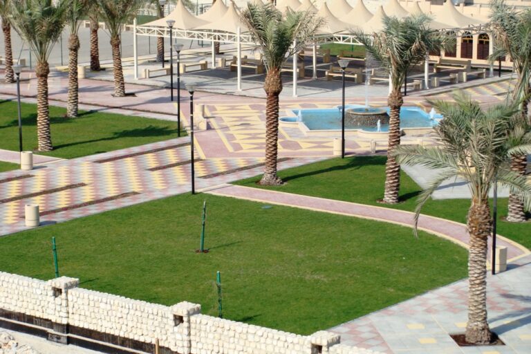 Landscaping, Irrigation,Fountain & Play Equipment at Hatam Al Taie Garden 2
