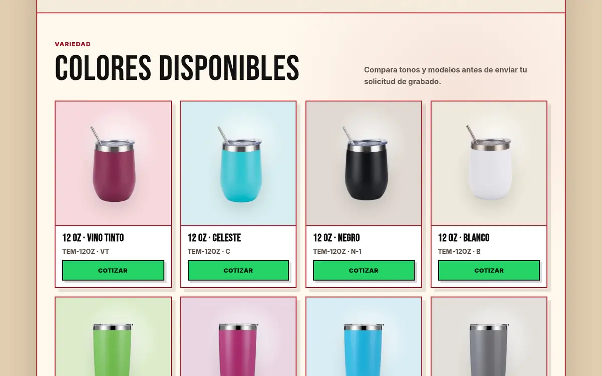 Katana Ags: colores del sitio en computadora