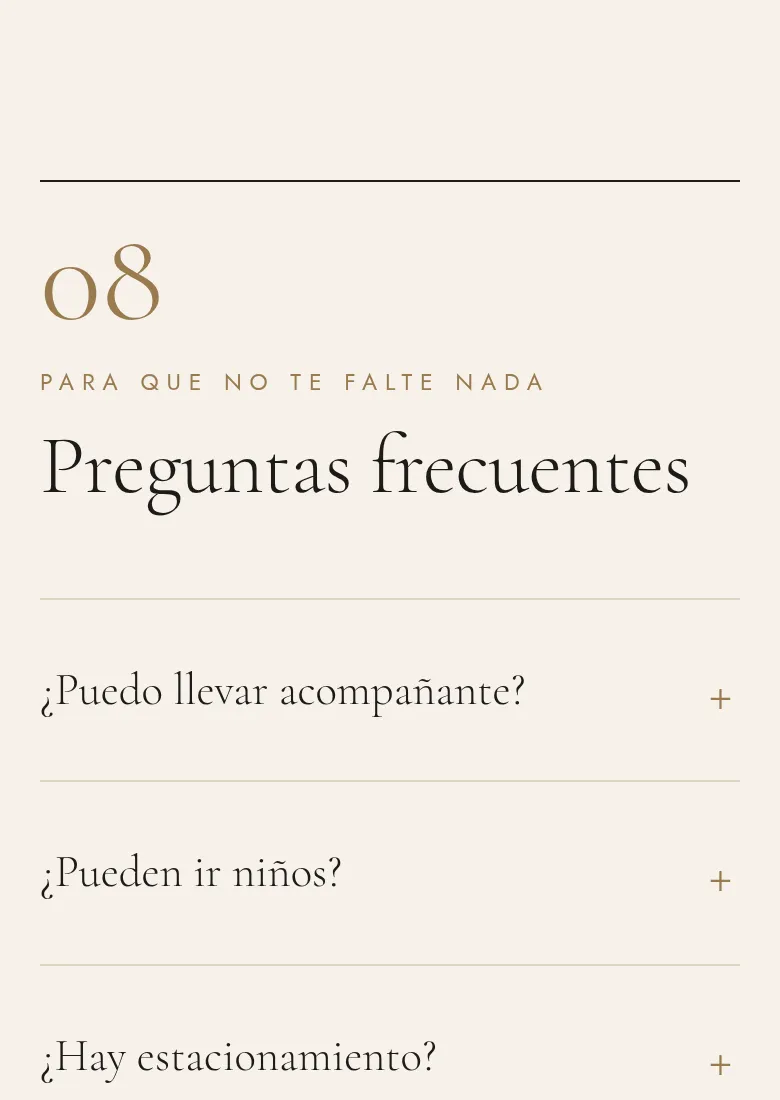 Ejemplo real: Preguntas frecuentes