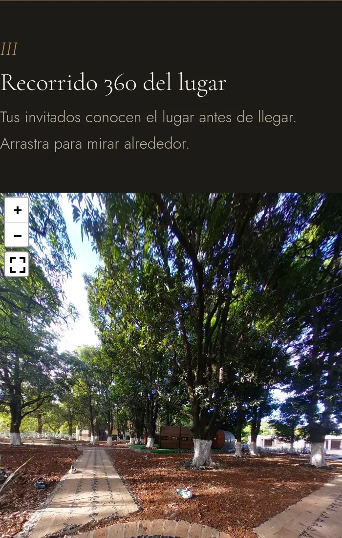 Ejemplo real: Recorrido 360
