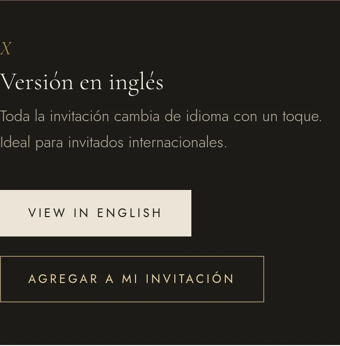 Ejemplo real: Versión en inglés