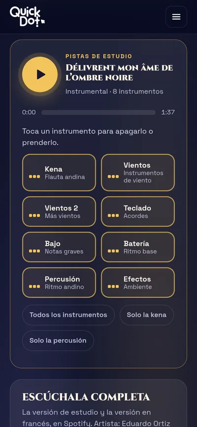 Inti Tamborilero: la canción en celular