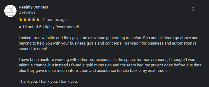 10 star review | Ben McGary