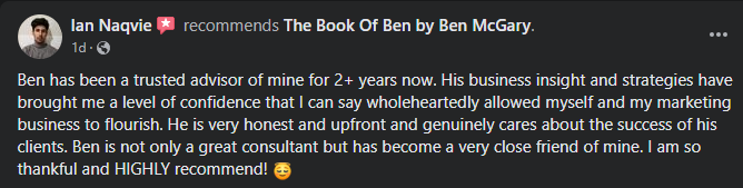 10 star review | Ben McGary