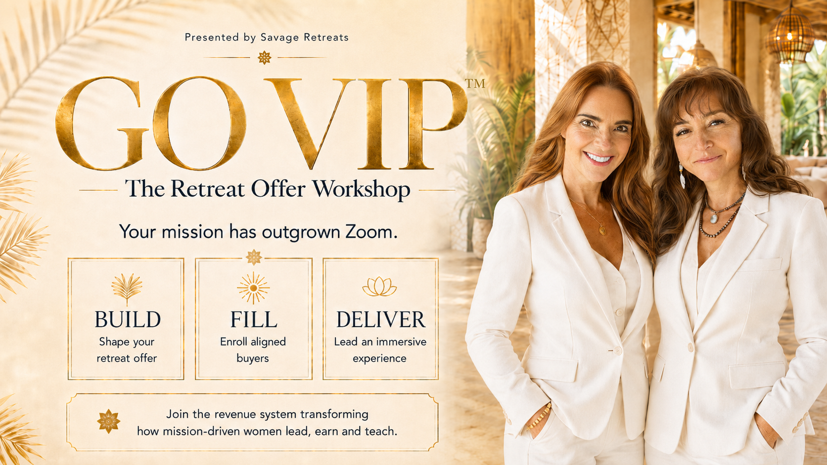 GO VIP™ — Melissa Evans & Carla Puentes