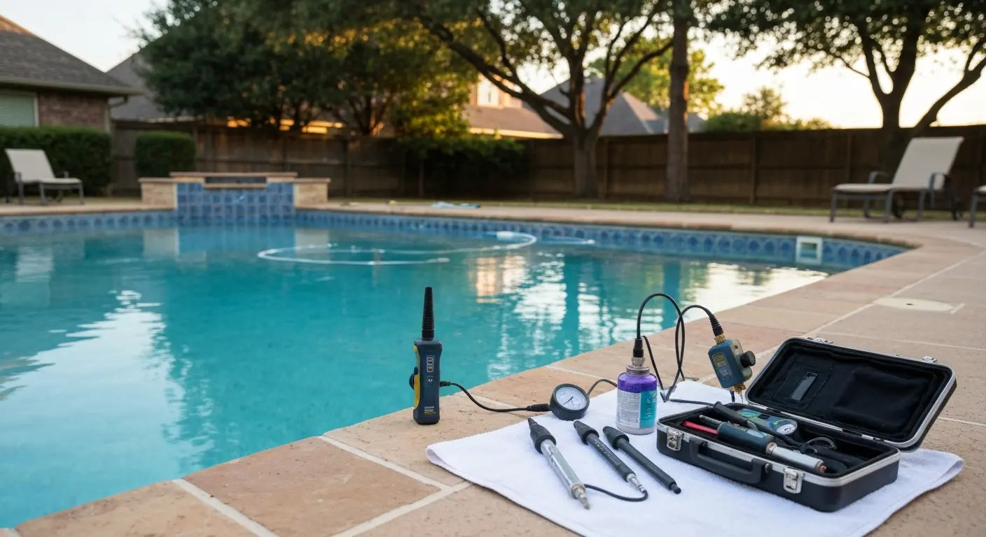 Pool leak detection in Allen