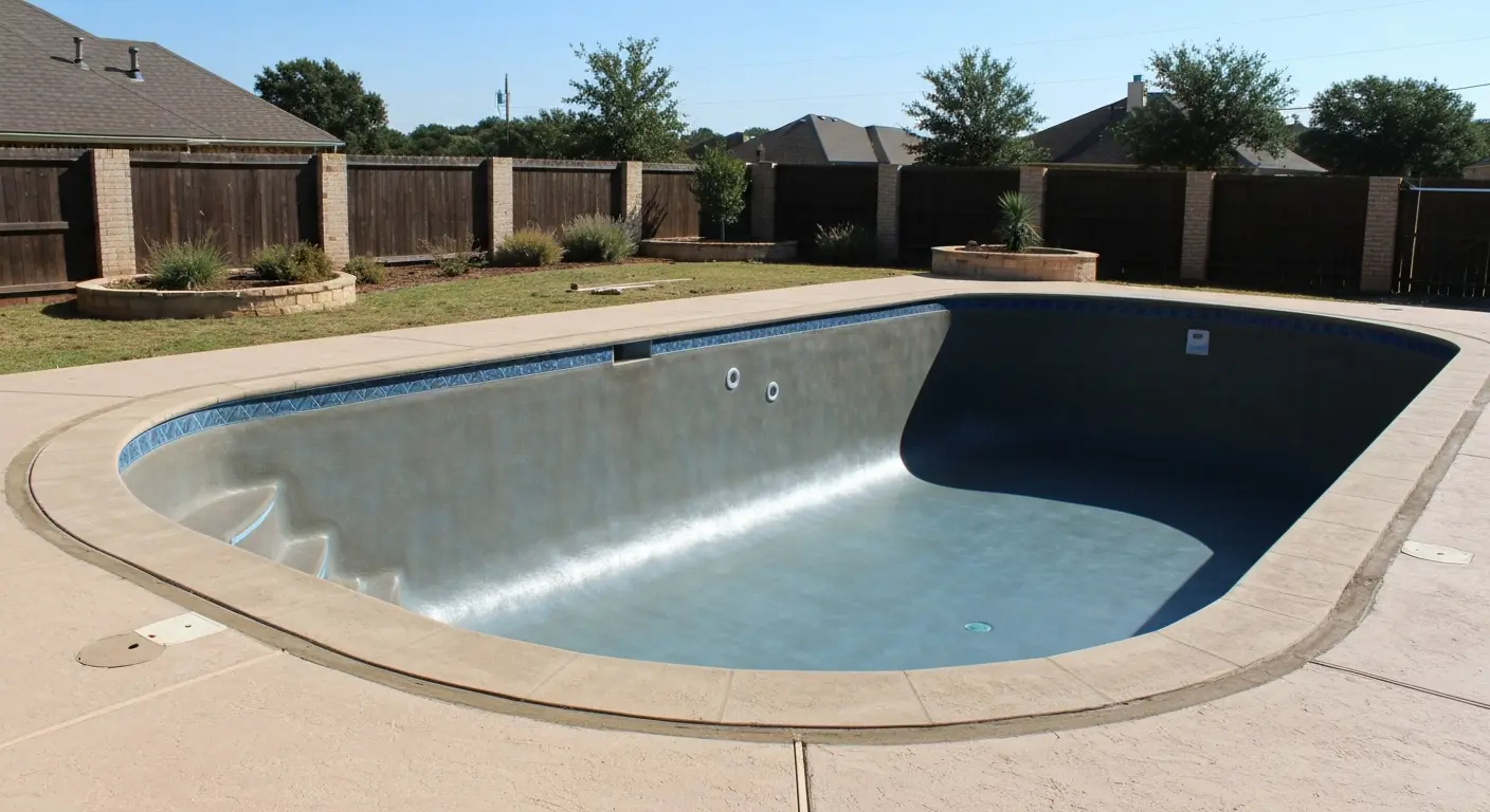 In-ground pool construction