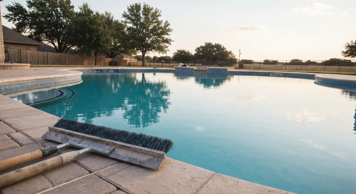 Pool resurfacing project