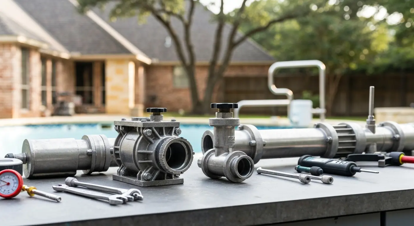Pool equipment repair in Allen