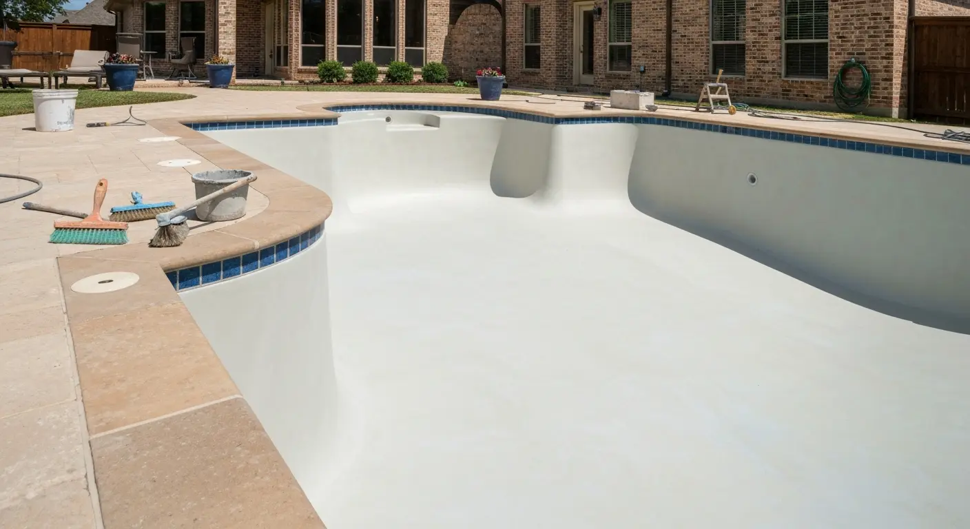 Pool resurfacing project