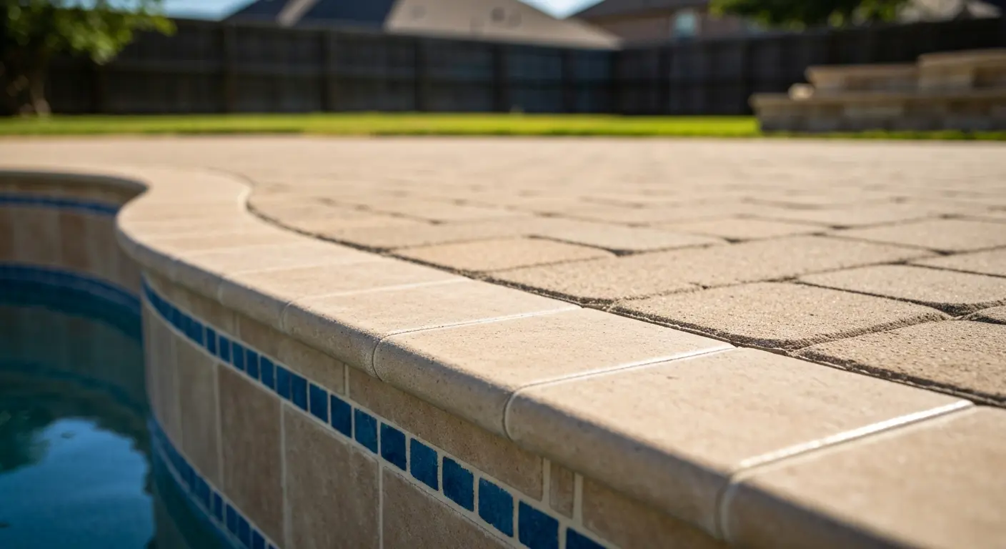 Pool tile and coping details