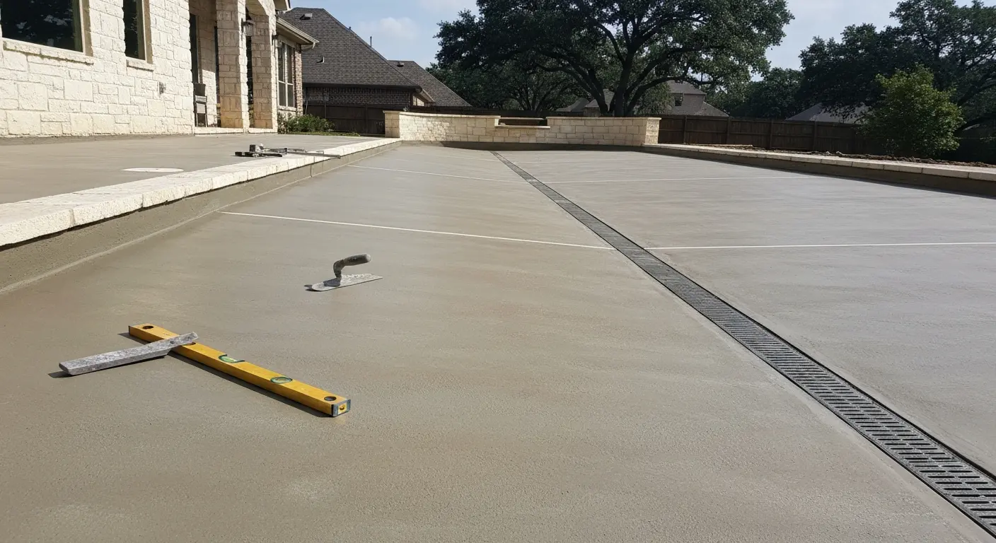 Pool deck installation