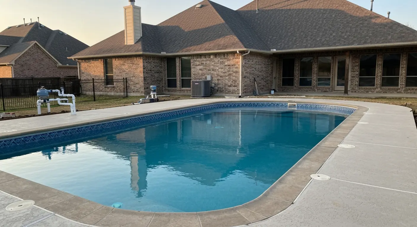 New pool construction project